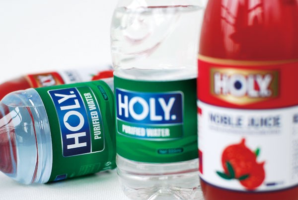 純凈水及石榴汁外包裝效果圖